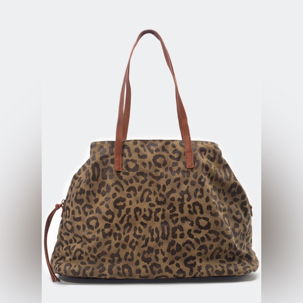 Leopard Canvas Tote